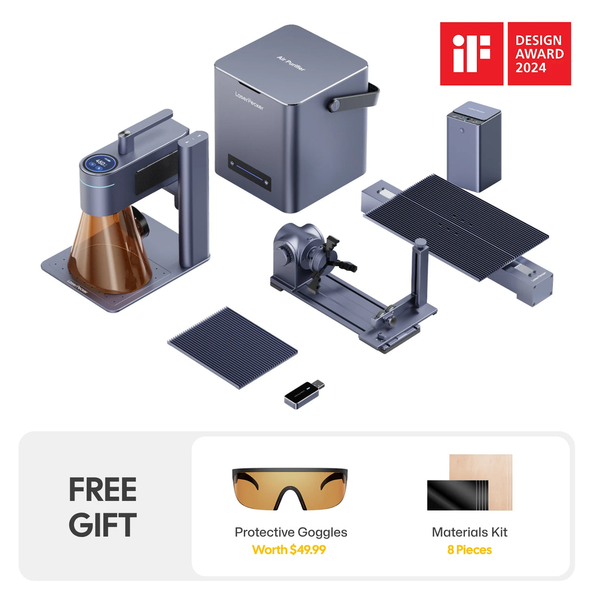 LaserPecker LP4 - The World's First Portable Dual-Laser Engraver