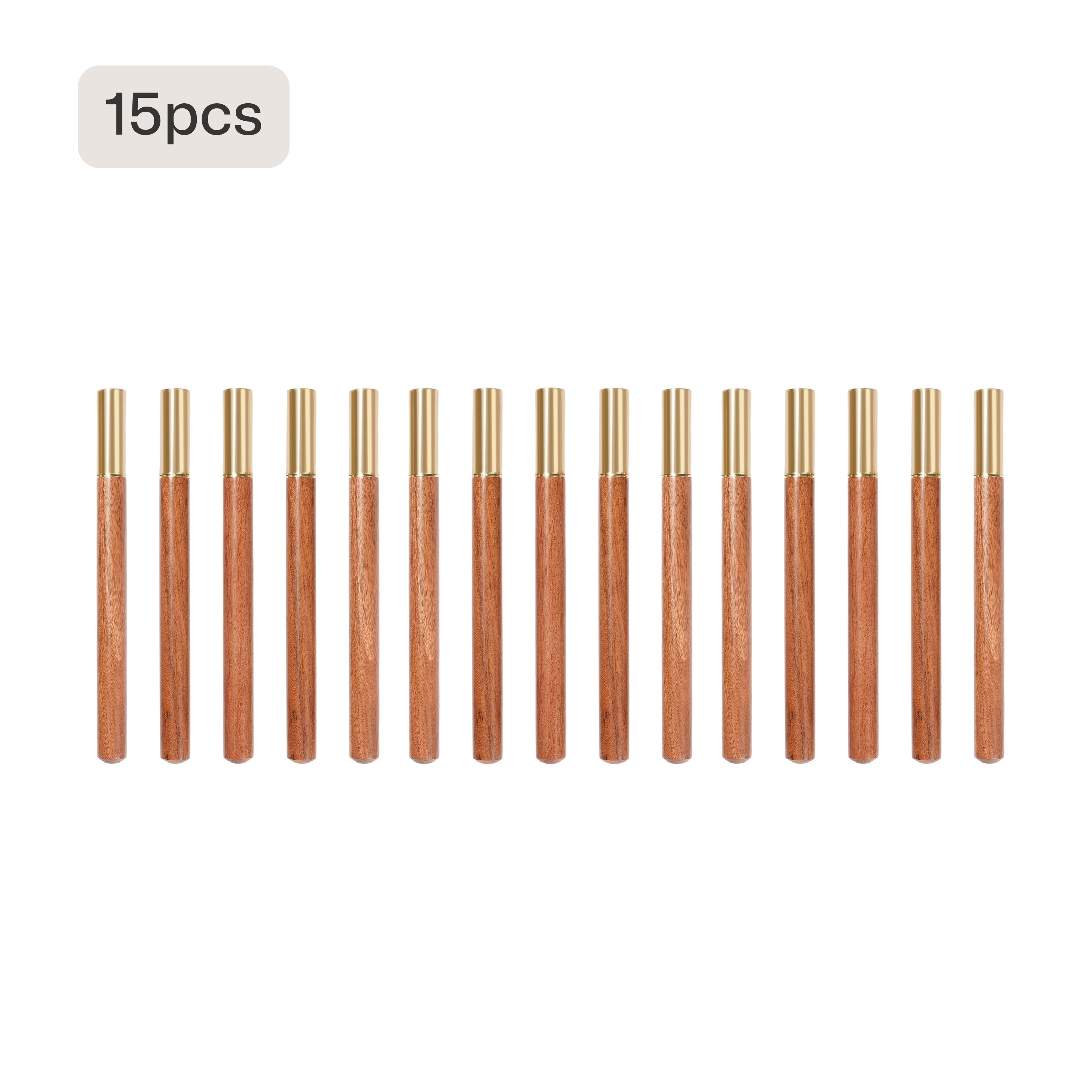 bulk 15 pack wooden rollerball pen blanks for laser engraving wholesale wood pens for wedding favors corporate gifts small business.
