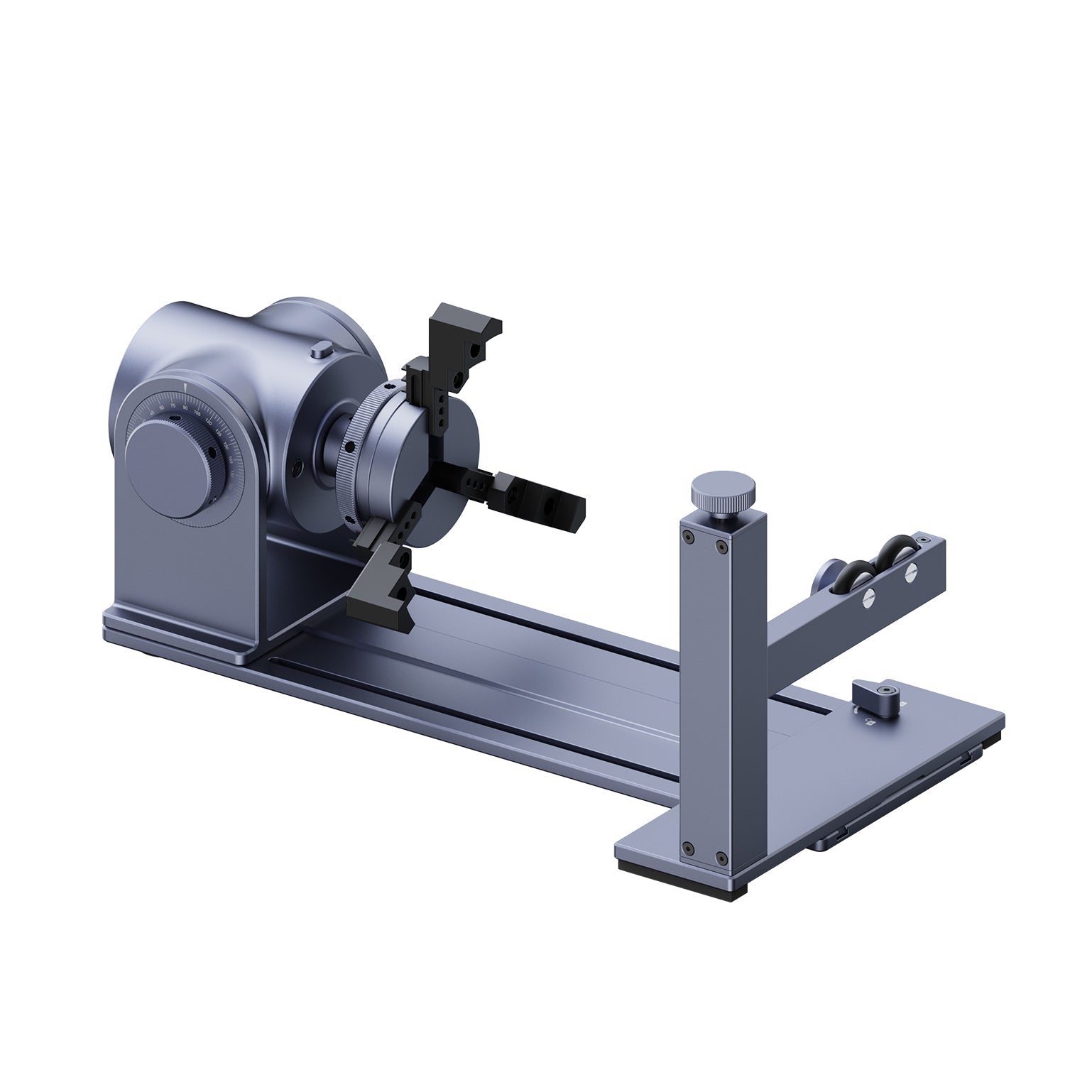 laserpecker rotary extension for 360 degree engraving on tumblers bottles pens and dowels.