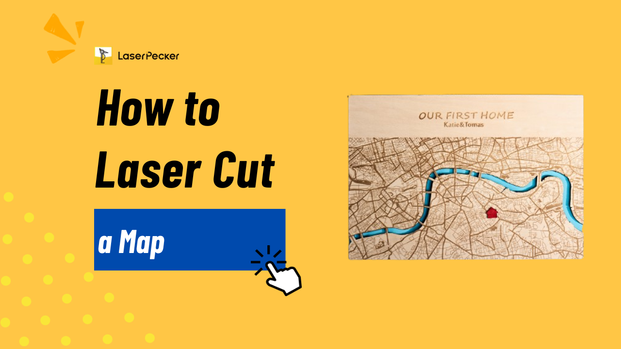 How to Laser Cut a Map - Make Your Own Custom City Map at Home