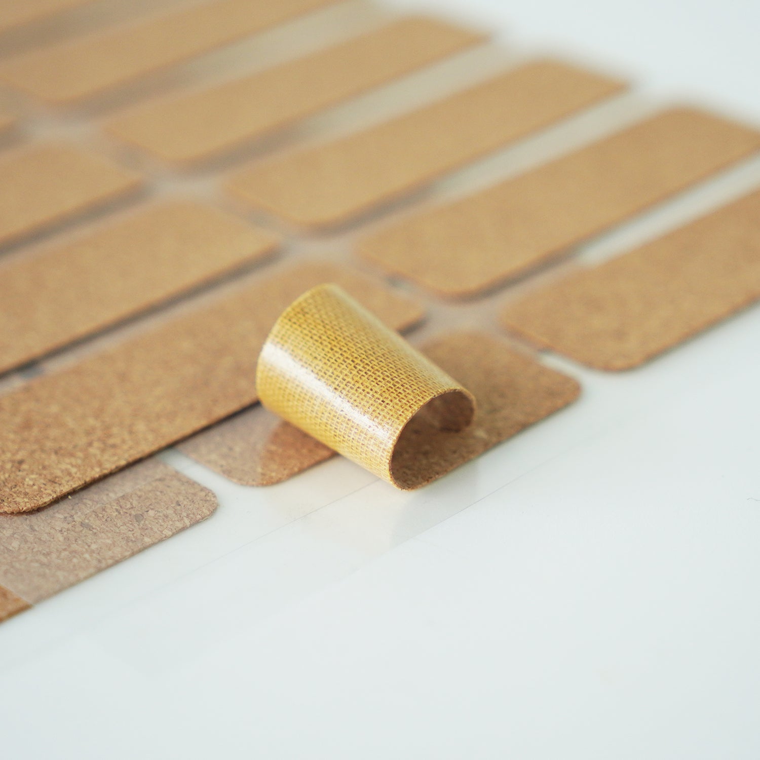DIY Cork Wooden Label Stickers' Back