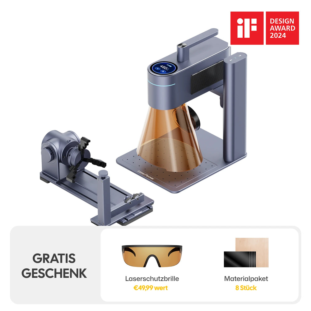 LaserPecker LP4 - The World's First Portable Dual-Laser Engraver