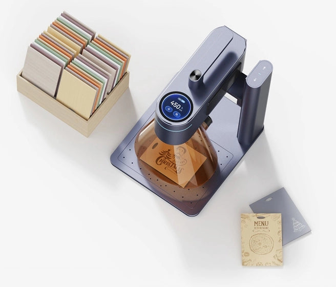 LaserPecker LP4 dual laser sources for wide material compatibility.