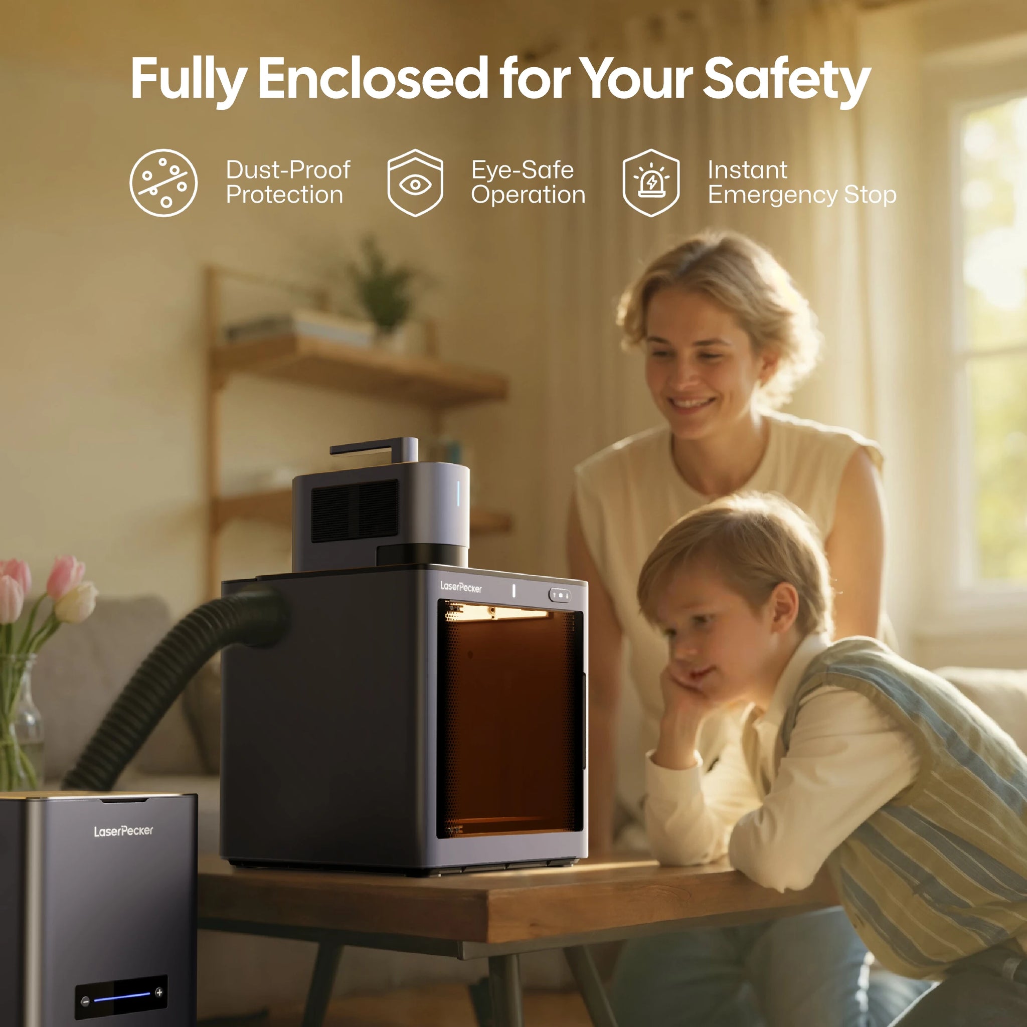 Fully Enclosed for Your Safety