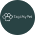 This is a logo of the Tag4MyPet pet business