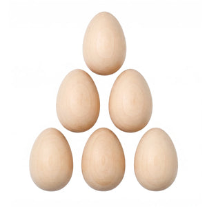 Wooden Easter Eggs (6pcs)