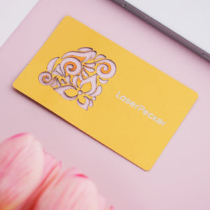 Multicolor Aluminum Metal Business Cards (100pcs)