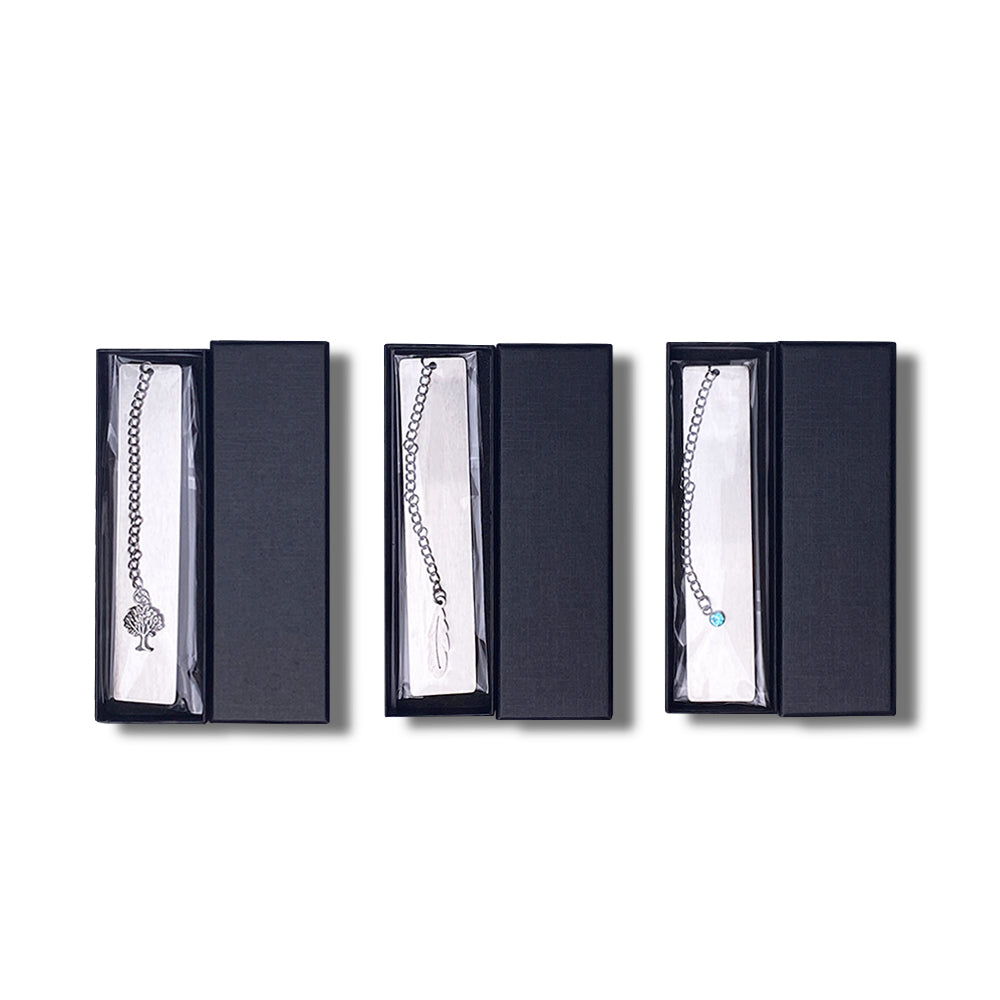 Stainless Steel Book Page Marker with Package