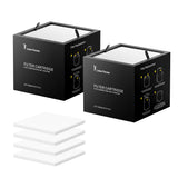 laserpecker air purifier filter set 2 packs replacement filters for desktop air purifier on lp series laser engravers.