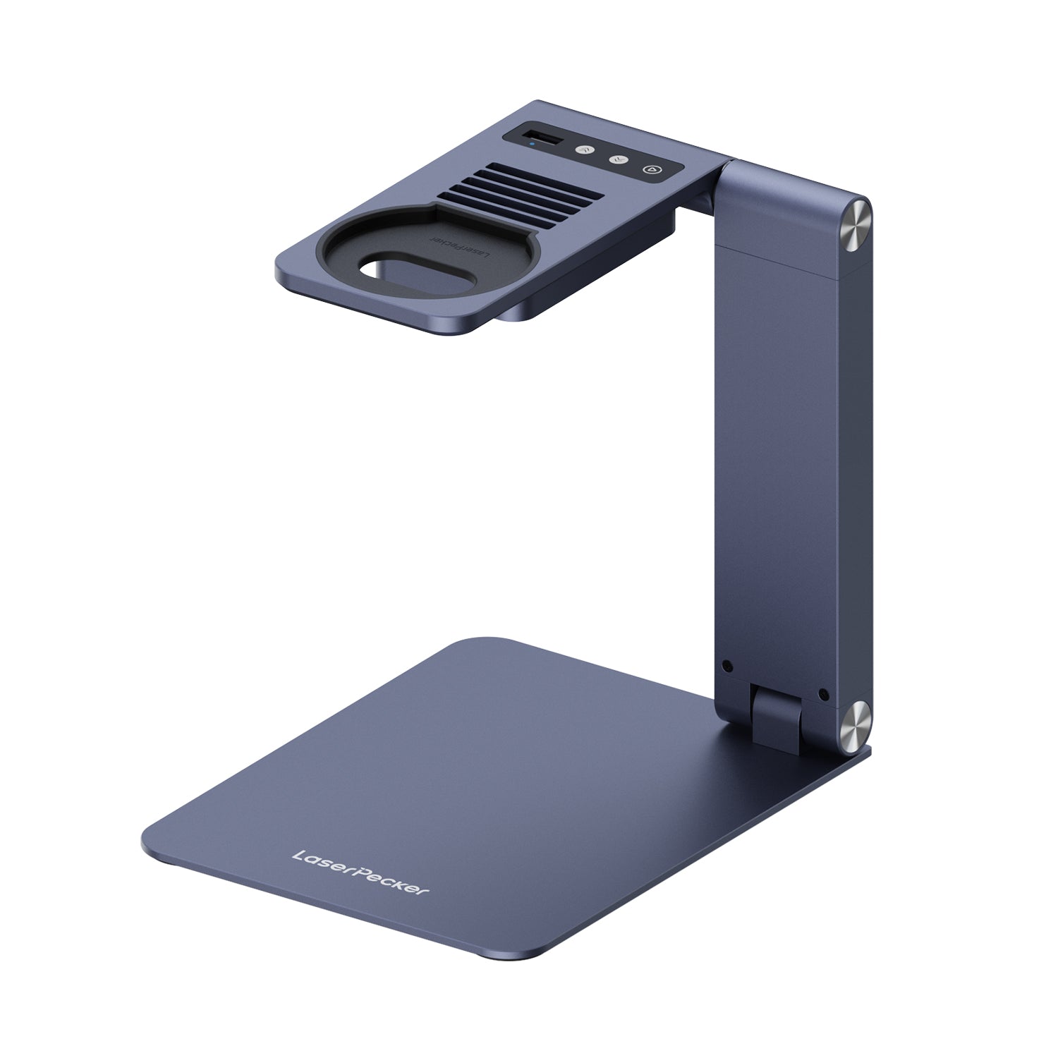 laserpecker auto focus stand for lp1 pro and lp1 plus with height adjustable arm and sensor.