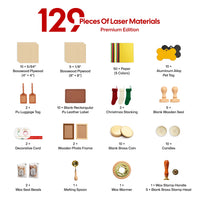 LaserPecker Holiday Maker Bundle | Material Kit