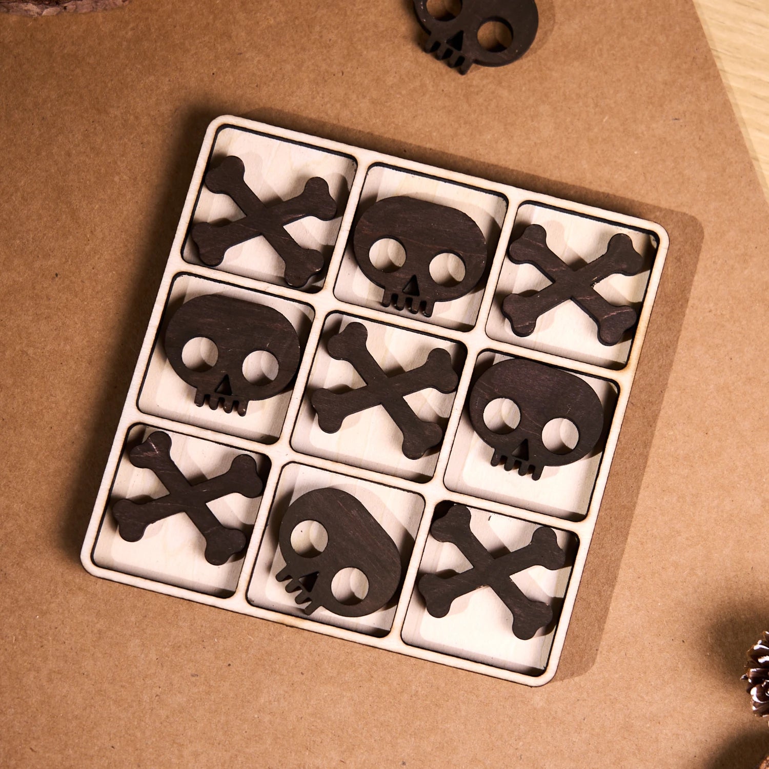 Laser cut wooden box from 6mm basswood plywood sheet.