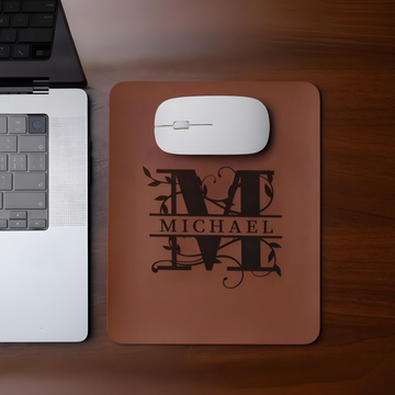 soft textile control side of dual mouse pad for laser engraving precision tracking for office work.