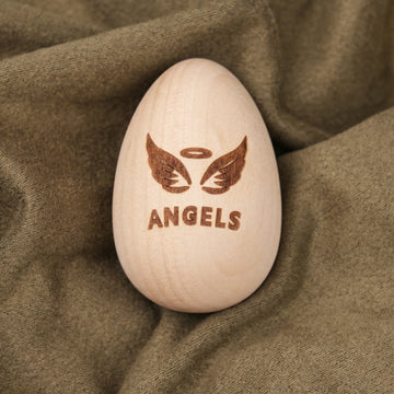 wooden easter egg blank with smooth surface for laser engraving spring holiday decoration diy craft.
