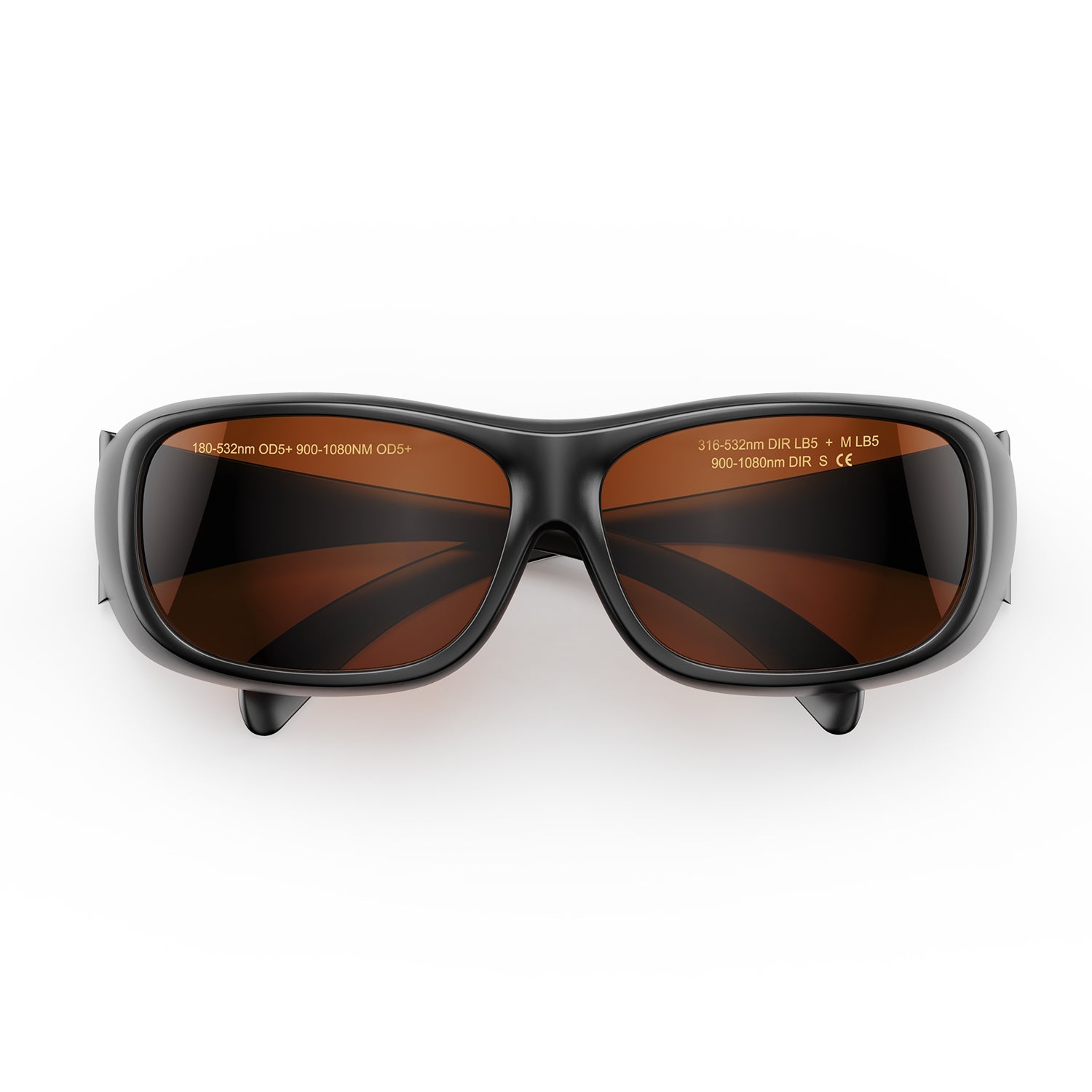 laserpecker laser safety goggles folded flat for storage and portability with laser engraver.