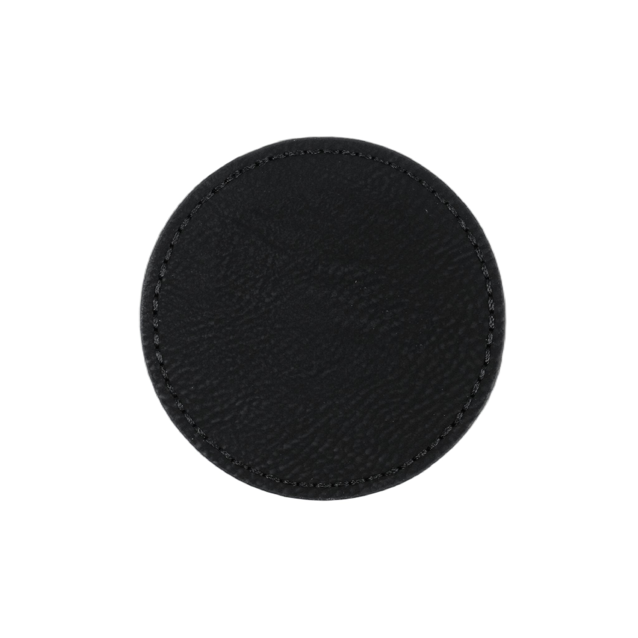 Blank Circular PU Leather Labels / Tags (30pcs)