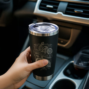 Coated Stainless Steel Tumbler with Lid (20 oz)
