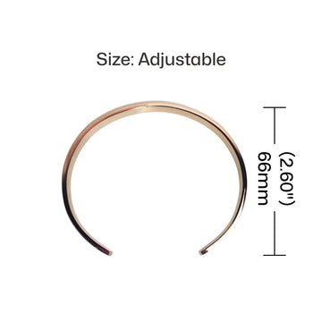 Stainless Steel Cuff Bracelets (8pcs)