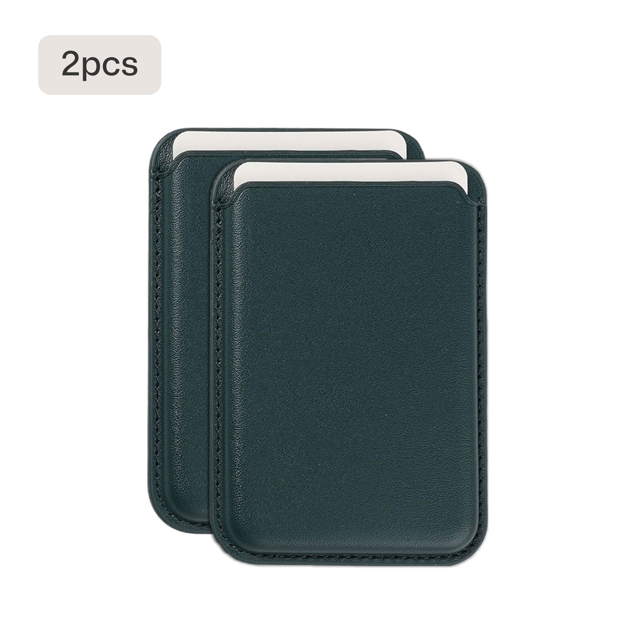 Magnetic Leather Card Holder for iPhone (2 pcs)