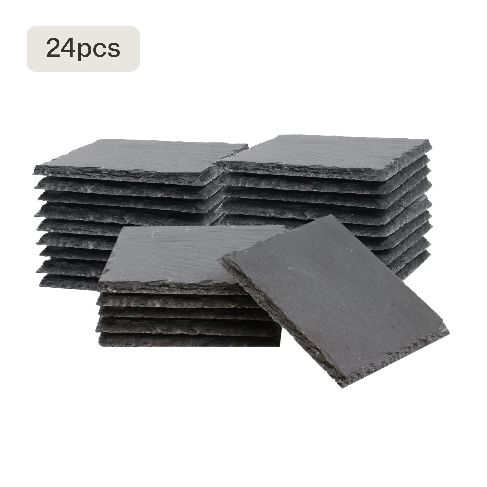 laserpecker materials square stone slate coasters_24pcs