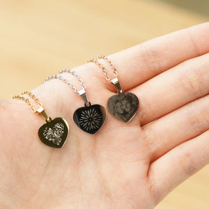 3 steel heart shaped pendant with high quality effects