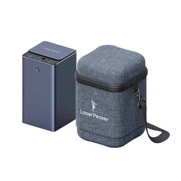 laserpecker powerpack plus 181wh portable power bank with padded carrying case.