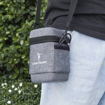 laserpecker portable carrying pouch for powerpack plus and laser engraver accessories.