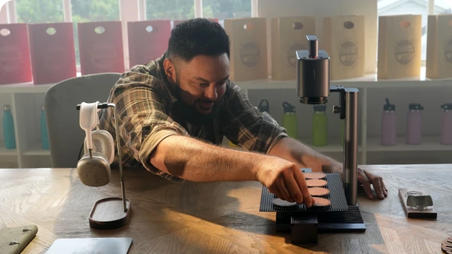 LP2 Plus makes custom business signs and nameplates for shops offices and brands with professional laser engraved results.