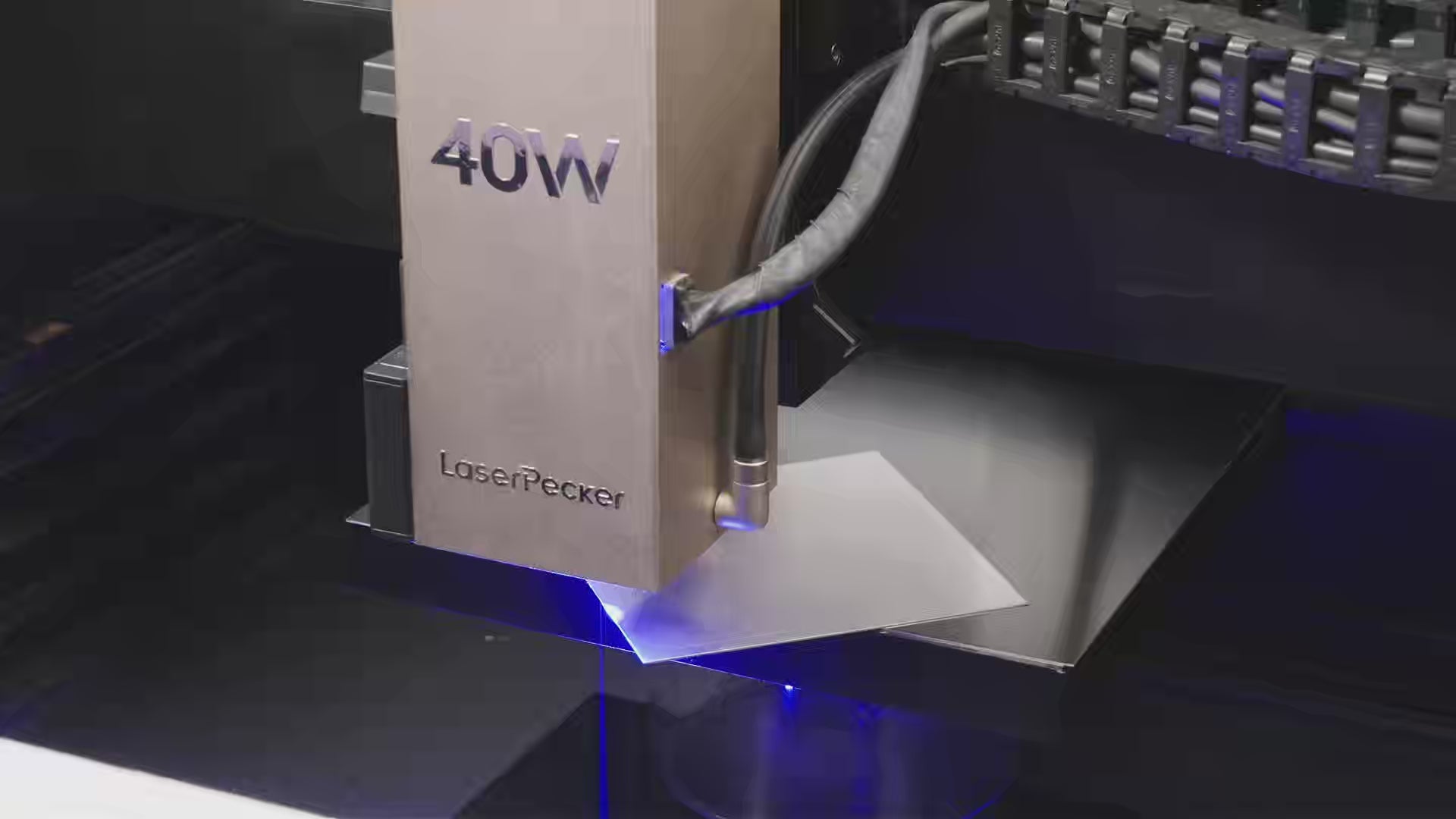 LaserPecker LX2 Enclosed Desktop Dual Laser Cutter | 40W Diode & 2W IR